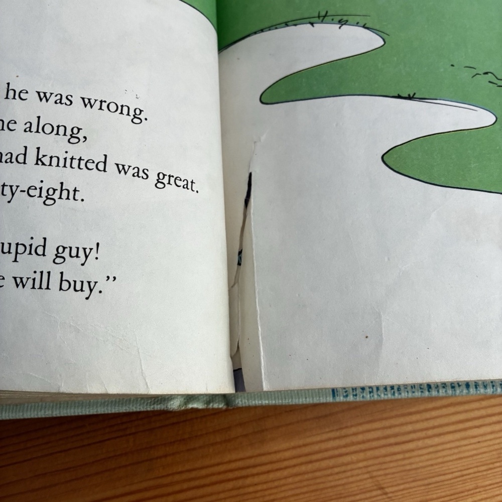 Dr. Seuss Collectible The Lorax 1971 First Library Edition Lake Erie - Picture 10 of 16